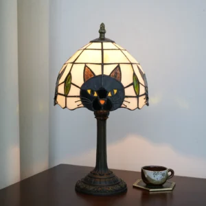 Lampes de Table Artisanales "Mosaïque de Lumière" – Style Tiffany (Vendu à l'unité)