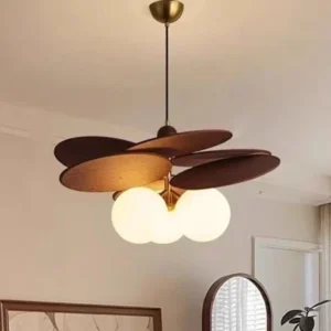 Plafonnier Design "Pétales" – Éclairage Sphérique 60 cm