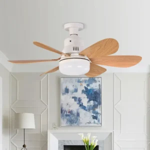 Ventilateur de Plafond "Easy-Install" (56 cm) avec LED et Télécommande